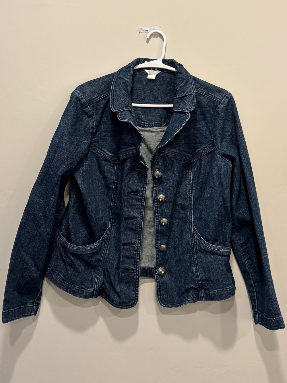 Dark wash denim jacket - Christopher & Banks (Medium)